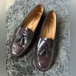 Johnston & Murphy Men’s Dark Brown Leather Tassel Loafers
- 10.5 W